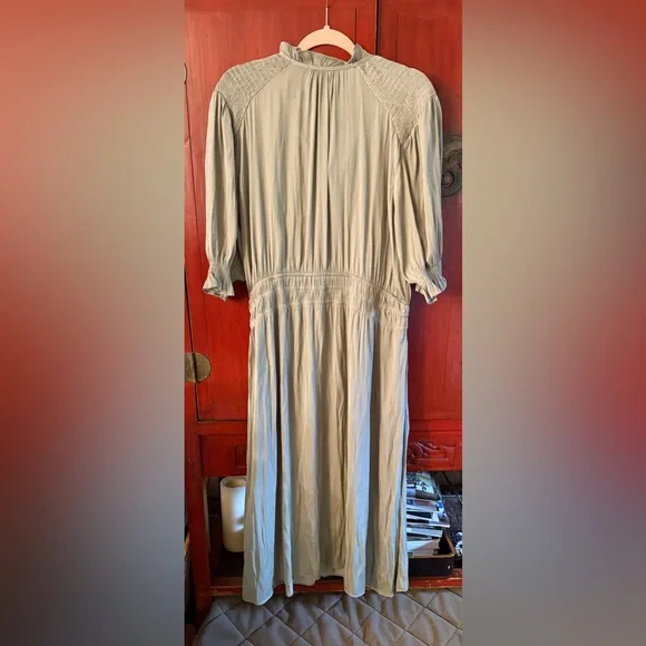 💙💙POSH PARTY HOST PICK💙💙Anthropologie Midi Dress Current Air “Los Angeles” style - Picture 3 of 6